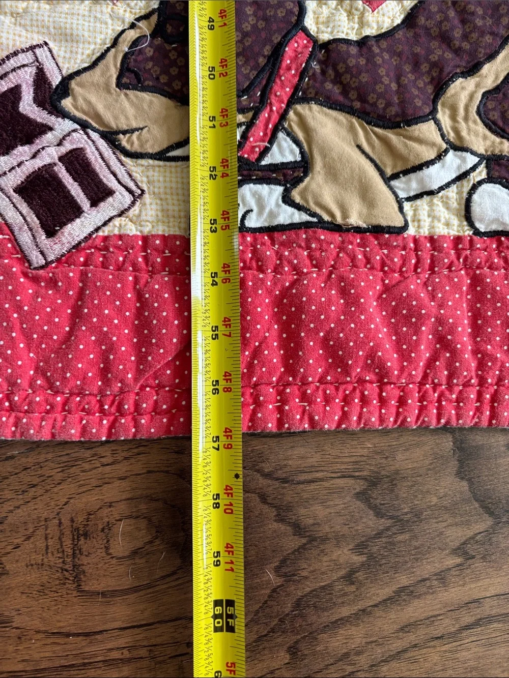 Vintage Patchwork Dog Quilt 